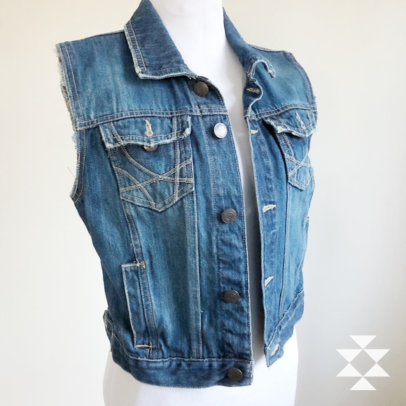 Aeropostale Jackets & Blazers - Aeropostale Authentic Brand Denim Women's Vest M